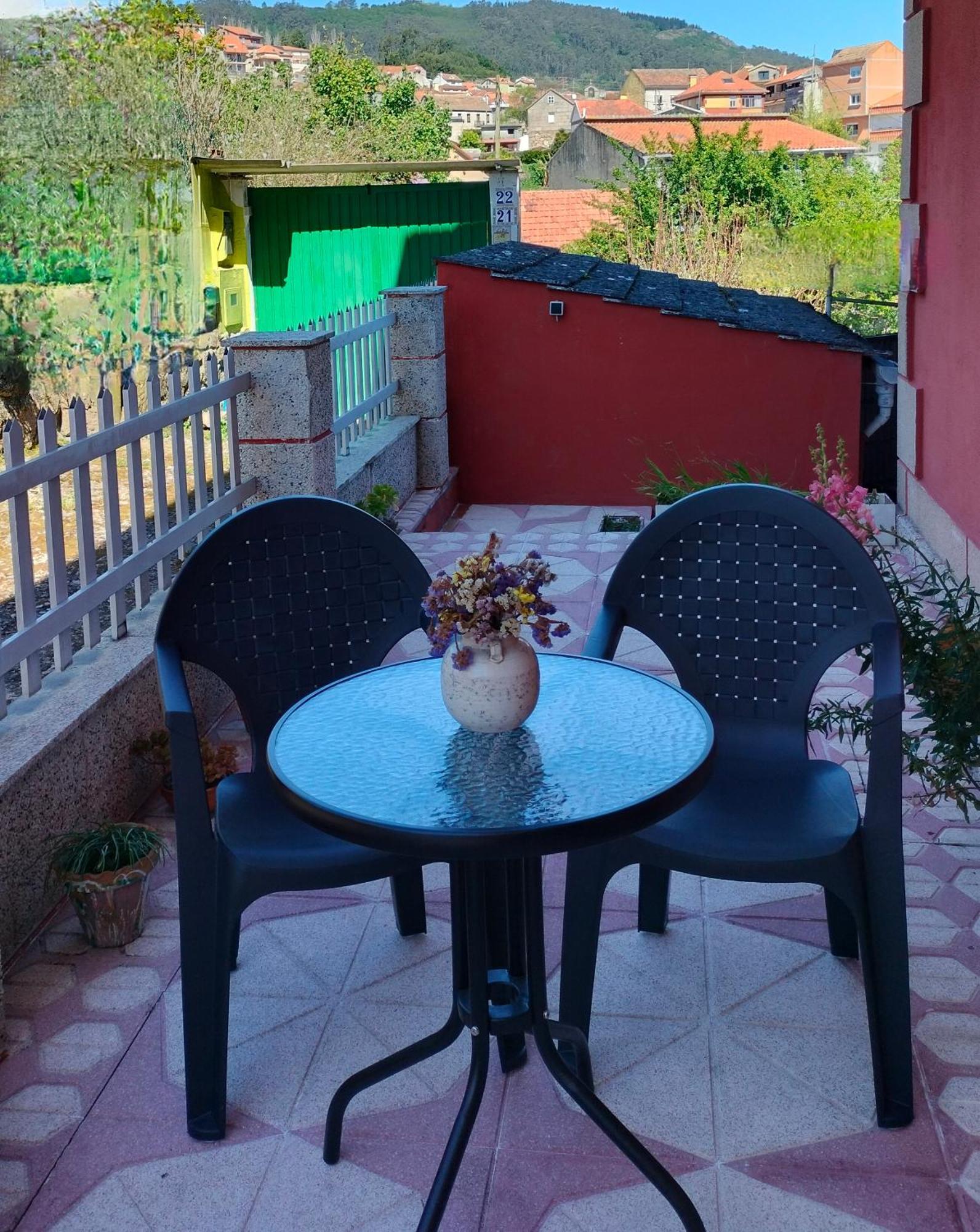 Casa Da Bouza Vistas A La Ria Villa Moana Bagian luar foto